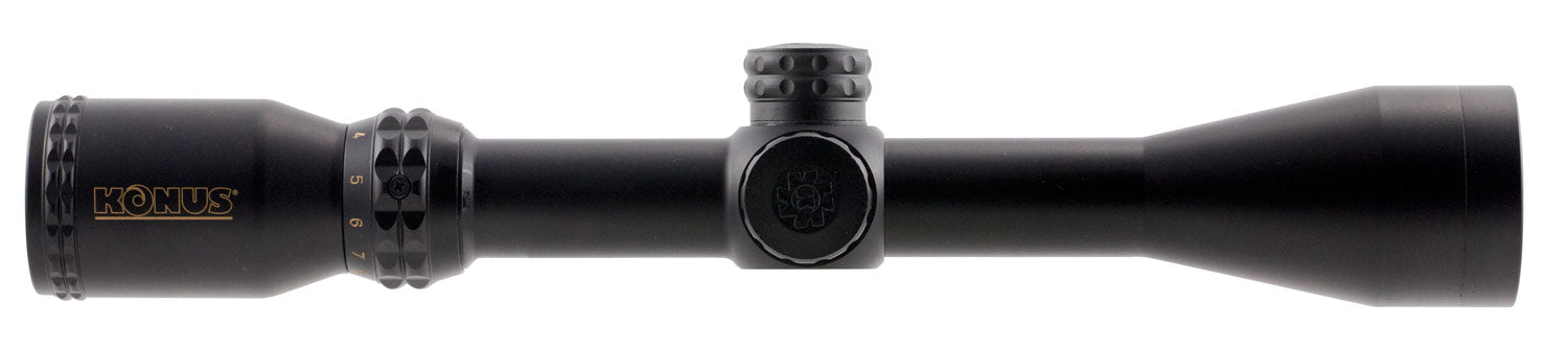 Konus KonusPro 550 3-9x40mm 1" Tube Dual-Color Illuminated Ballistic 550 Dot Reticle Matte Black Scope 7276