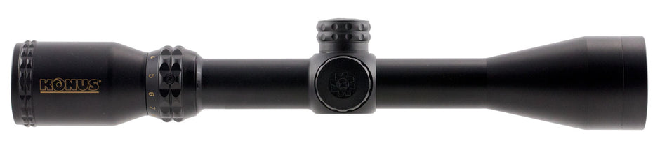 Konus KonusPro 550 3-9x40mm 1" Tube Dual-Color Illuminated Ballistic 550 Dot Reticle Matte Black Scope 7276