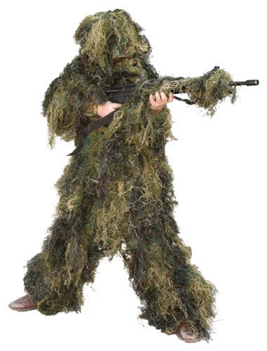 Red Rock Woodland Camo Youth Large 5 Piece Ghillie Suit