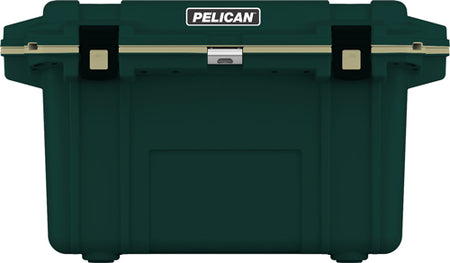 Pelican 70 Quart Elite Cooler in Hunter Green/Tan