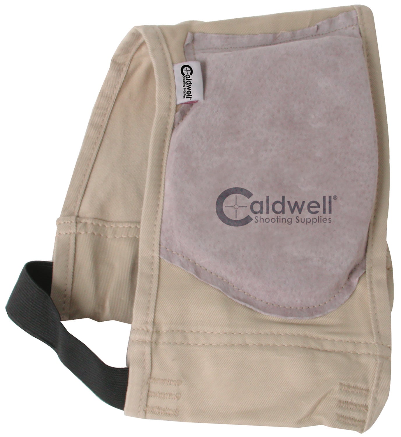 Caldwell Magnum Shoulder Recoil Shield Tan Cloth and Leather Energy Absorbing Pad
