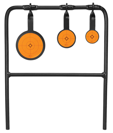 Caldwell Plink n Swing 22 Rimfire Triple Spin Steel Target Black/Orange Impact Motion