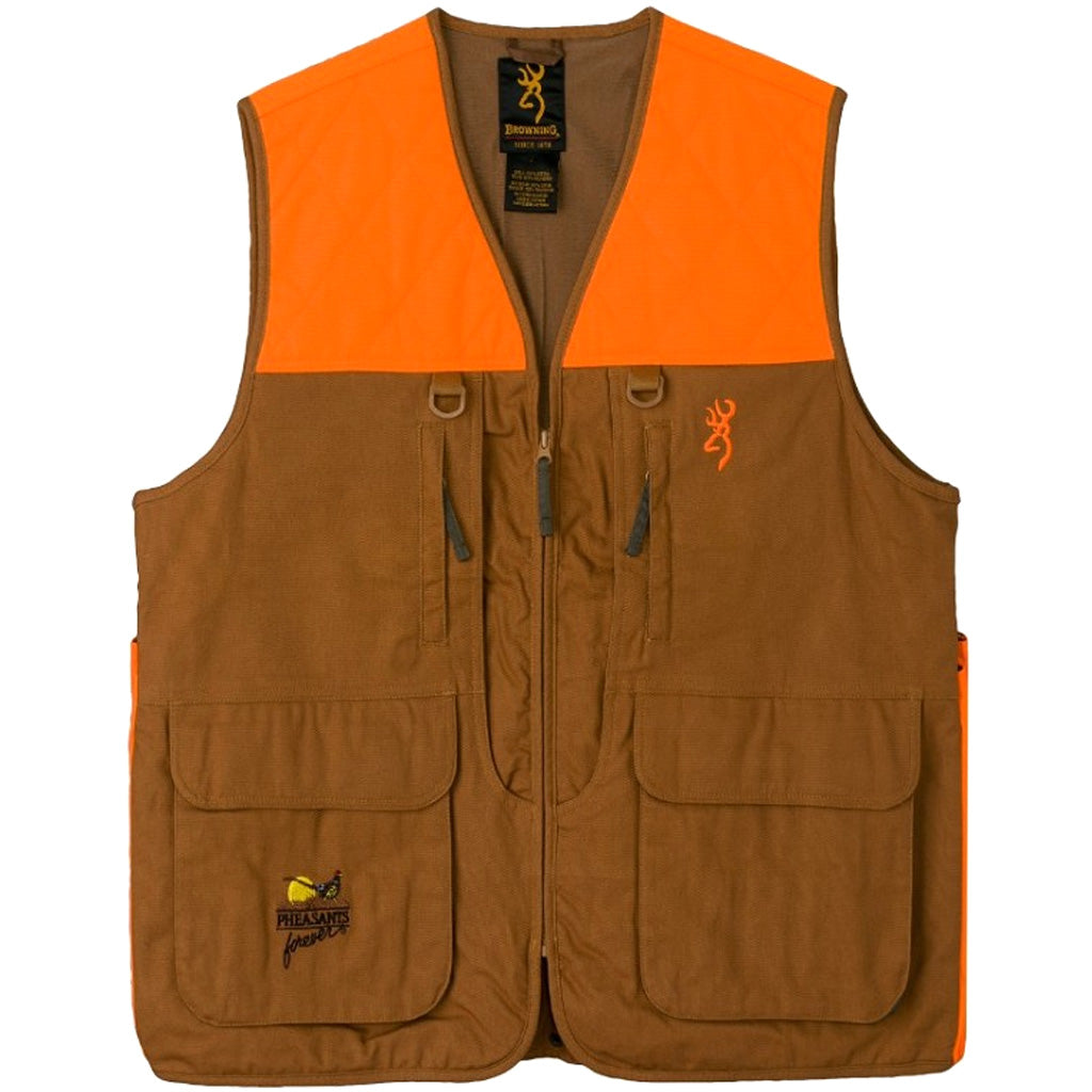 Browning Pheasant Forever Shooting Vest Medium No Embroidery