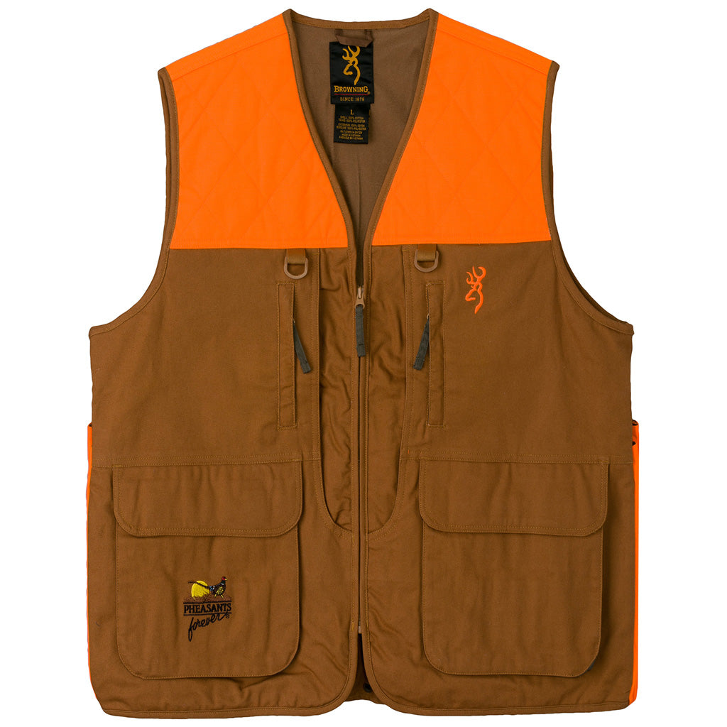 Browning Pheasant Forever Shooting Vest 2XL No Embroidery