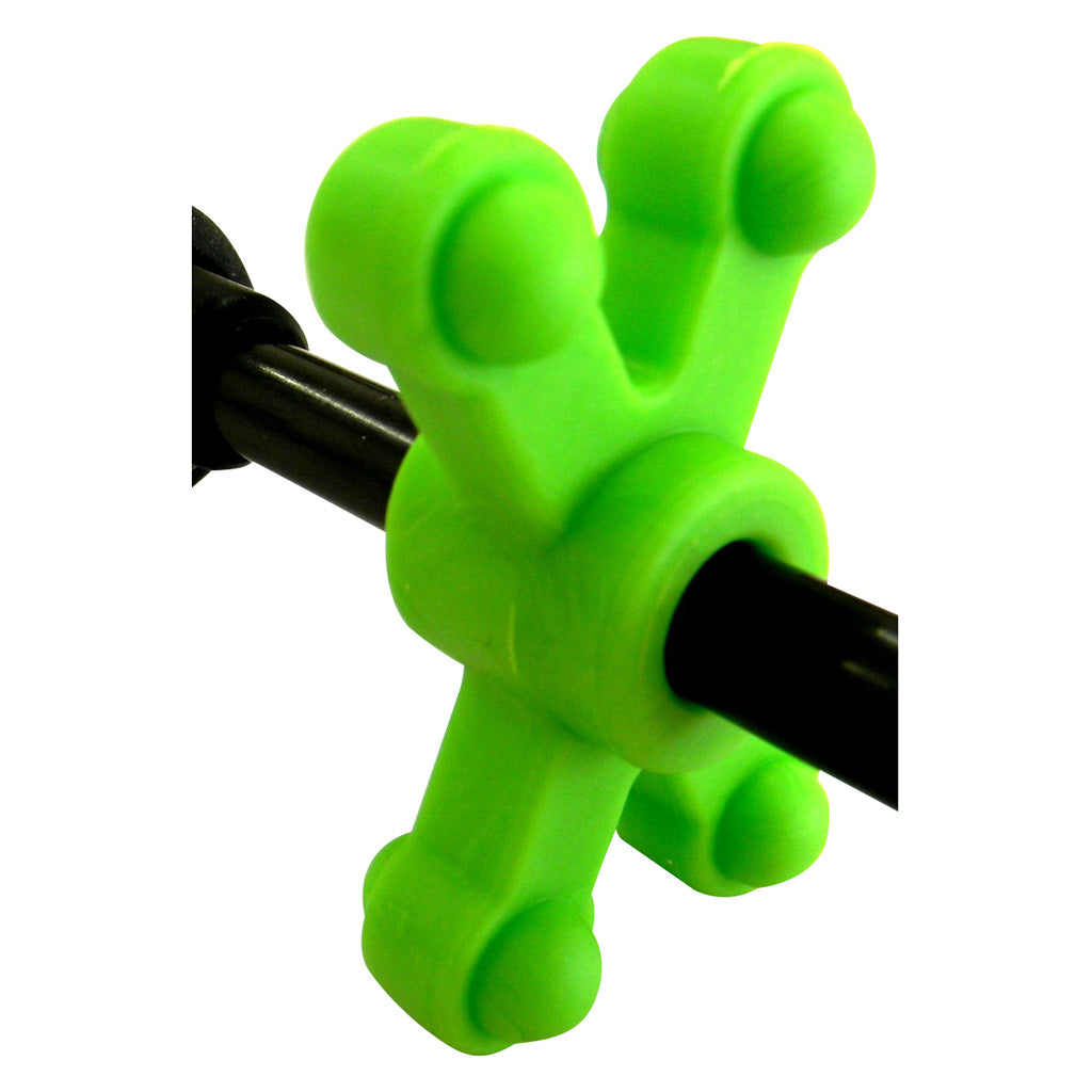 BowJax SlimJax Neon Green Cable Guard Stop and Rod Dampener