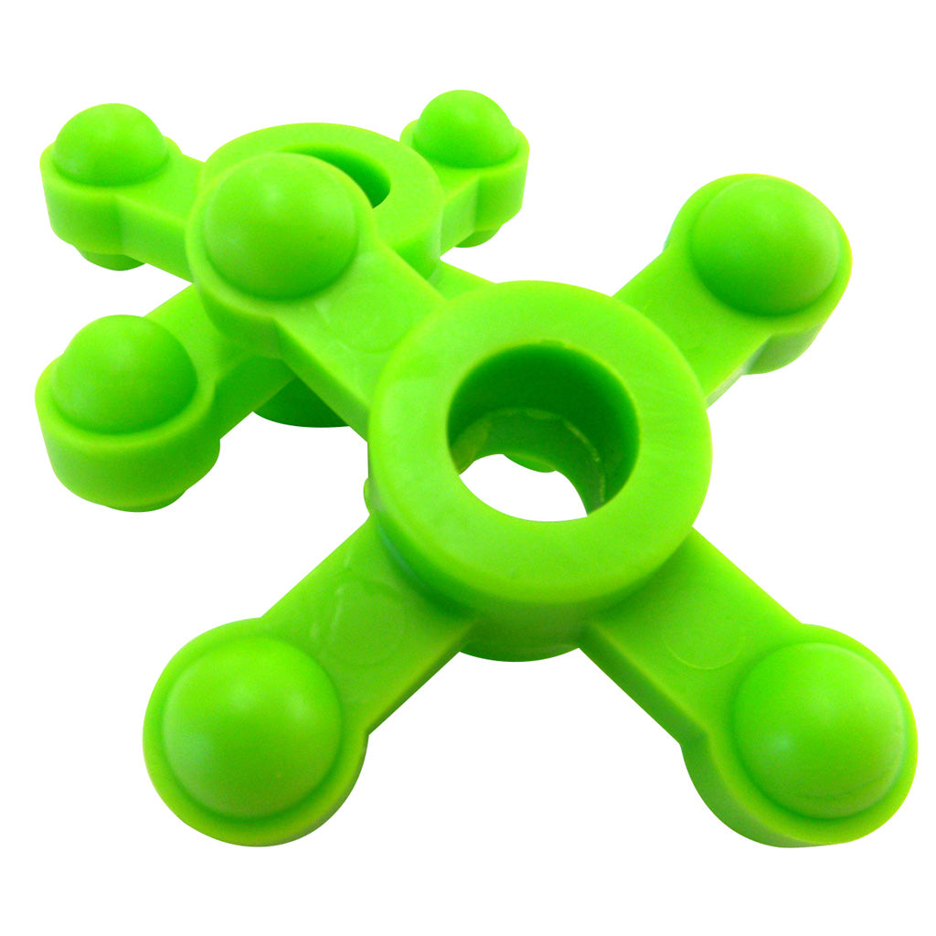 BowJax MaxJax Neon Green Bow Stabilizer Dampener 5/8-1 in. Pack of 2