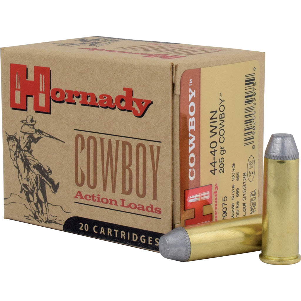 Hornady Custom Cowboy .44-40 Winchester 205 grain Lead ammunition