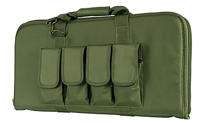 NcSTAR CVCP2960G-28 VISM 28" Pistol Case 4 Pockets Lockable Green