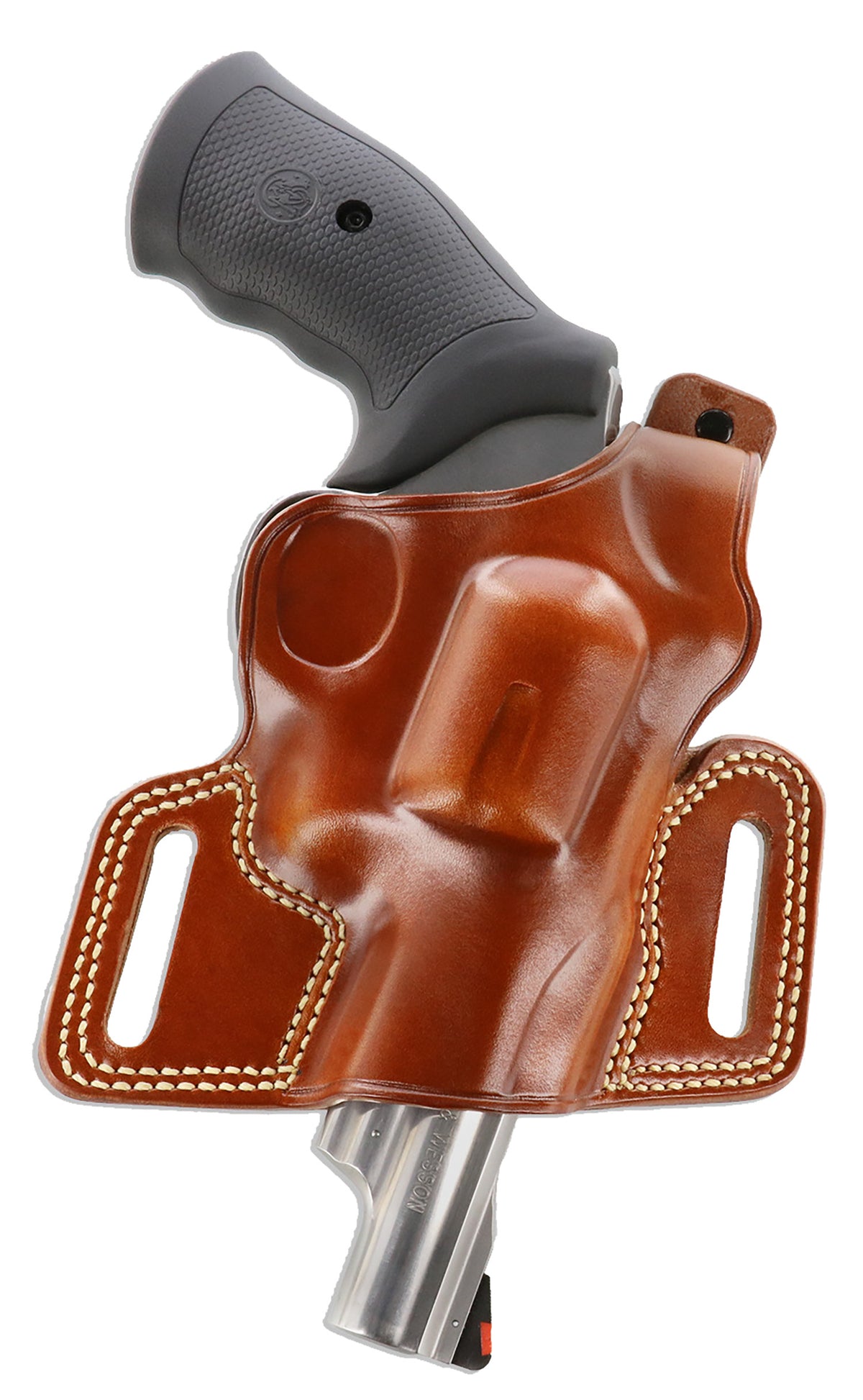 Galco Silhouette OWB Tan Leather Holster SIL104 Ruger GP100 S&W L Frame 3-4.25" Barrel Right Hand