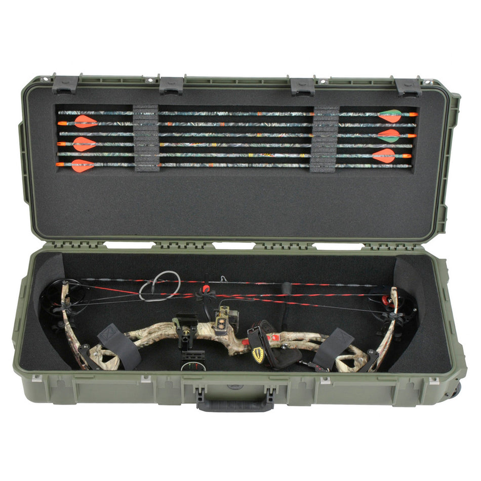 SKB iSeries Parallel Limb Archery Bow Case Small Green with Foam Insert