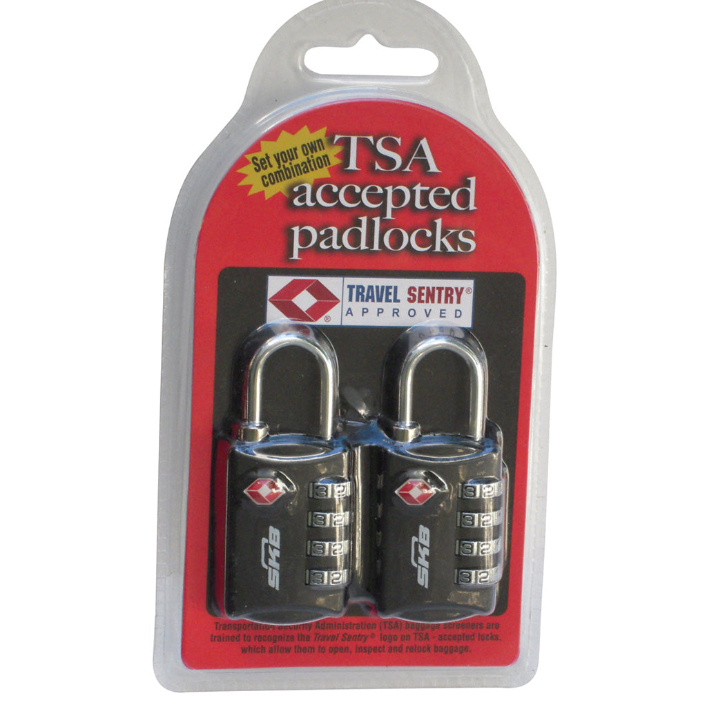 SKB TSA Combo Padlock Set of 2 with Custom Combination