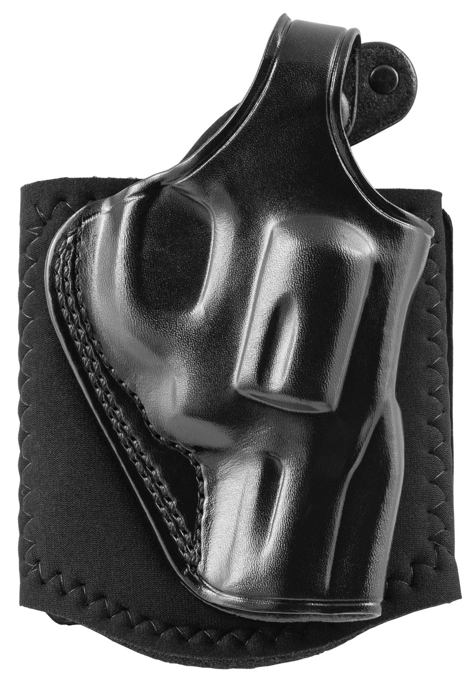 Galco Ankle Glove Black Leather Holster AG298B Fits Glock 29 30 30S Ankles Up to 13" Right Hand