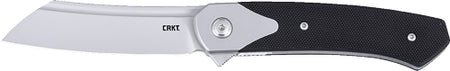 CRKT Viento D2 Blade 3.23" Plain Edge Assisted Open Black and Stainless Knife