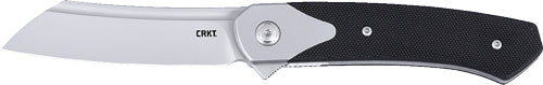 CRKT Viento D2 Blade 3.23" Plain Edge Assisted Open Black and Stainless Knife