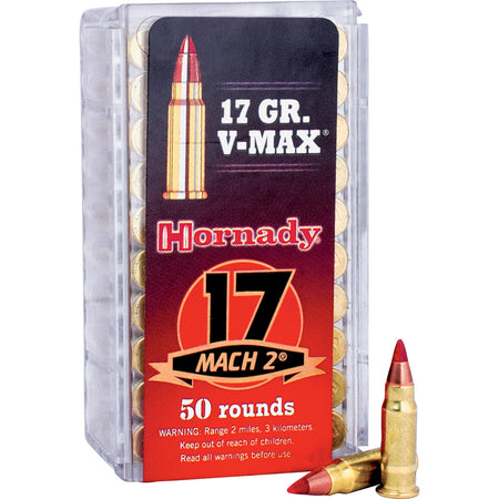 Hornady Varmint Express Hornady V-Max 17 Grain .17 Hornady Mach 2 2100 fps