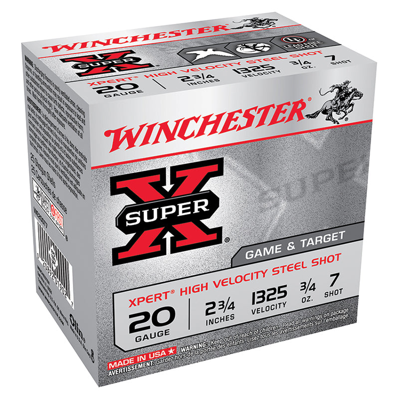 Winchester  Shotgun Ammo 20 Gauge 2.75 in 3/4 oz #7