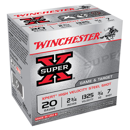 Winchester  Shotgun Ammo 20 Gauge 2.75 in 3/4 oz #7