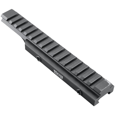Weaver AR Flat Top 20 MOA Canted Riser Rail Matte Aluminum
