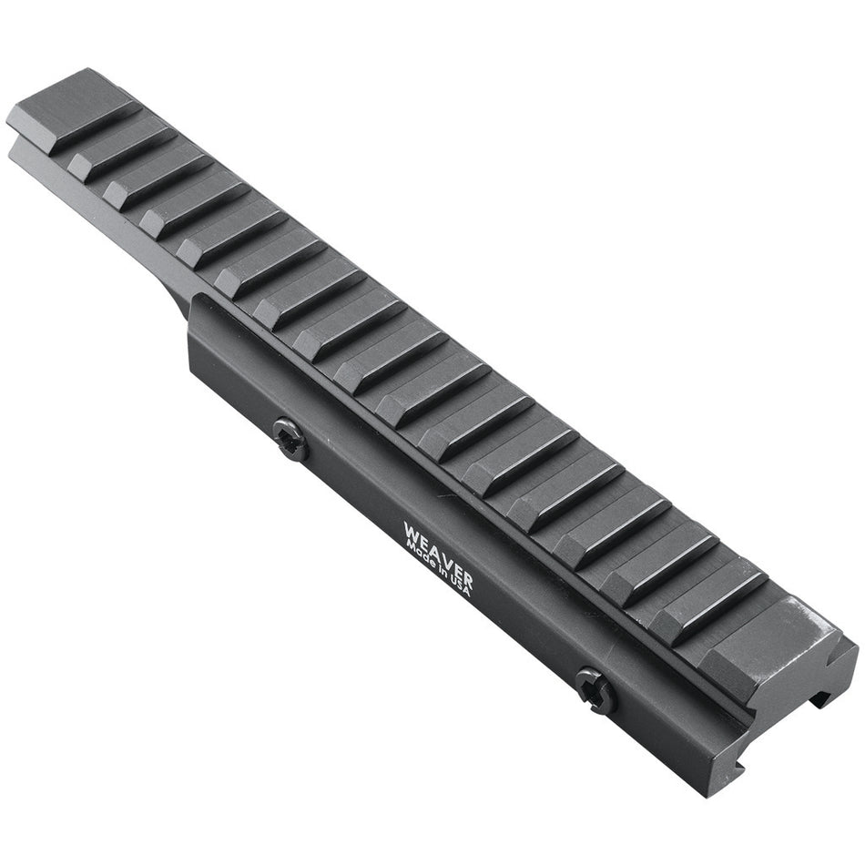 Weaver AR Flat Top 20 MOA Canted Riser Rail Matte Aluminum