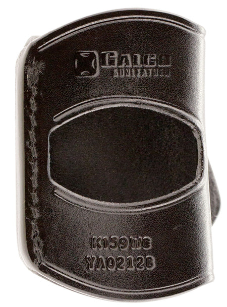 Galco Yaqui OWB Black Leather Holster YAQ212B Fits 1911 3-5" Barrel Right Hand