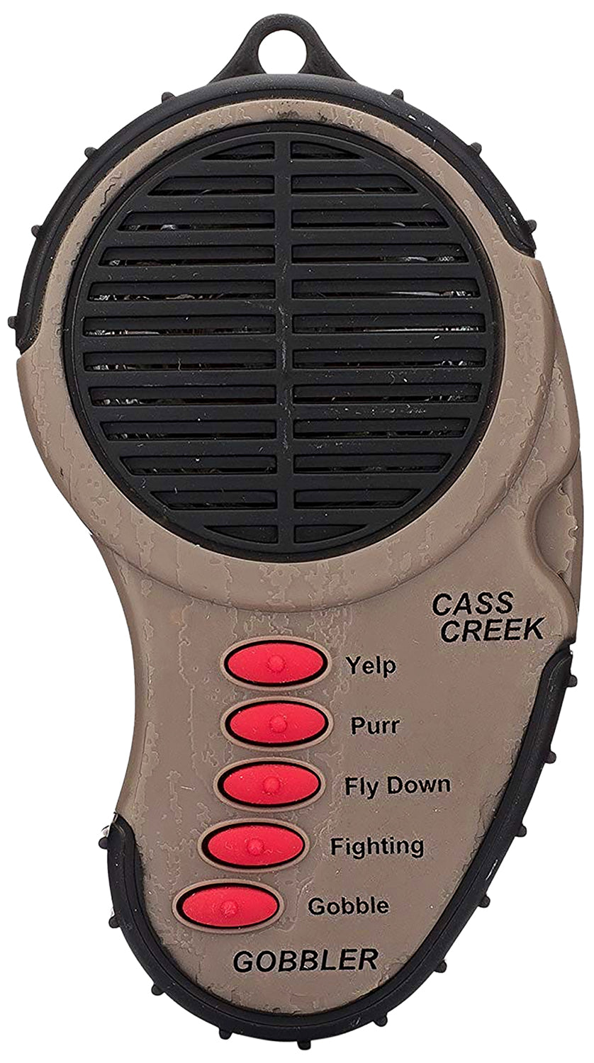 Cass Creek 041 Ergo Electronic Turkey Spring Gobbler Hunting Call, Camo Finish