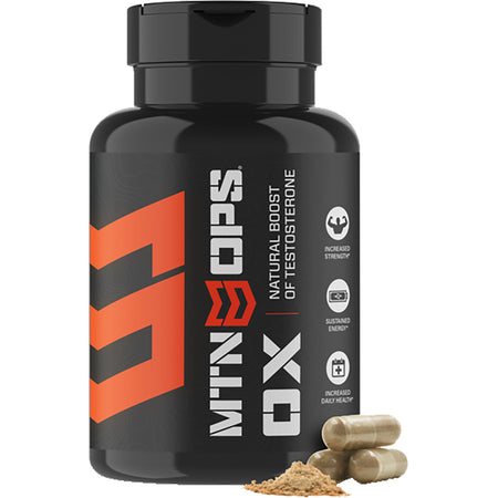 MTN OPS OX Testosterone Boost Natural Supplement 30 Count