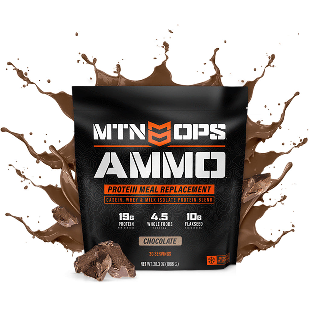 MTN OPS Ammo Whey Protein Chocolate Nutritional Supplement