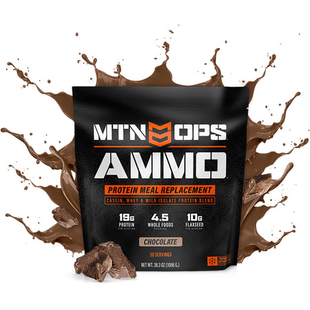 MTN OPS Ammo Whey Protein Chocolate Nutritional Supplement