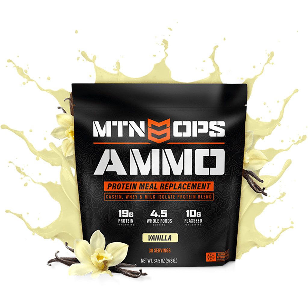 MTN OPS Ammo Whey Protein Vanilla Nutritional Supplement