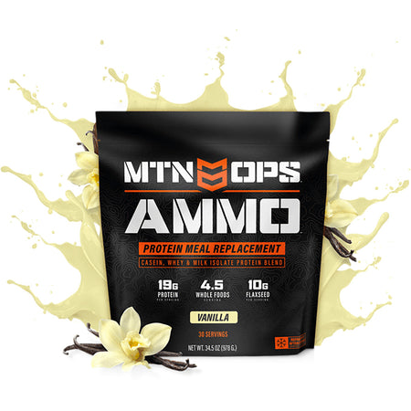 MTN OPS Ammo Whey Protein Vanilla Nutritional Supplement