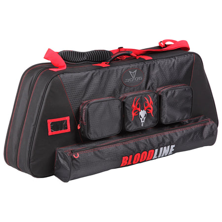30-06 Bloodline Signature Compound Bow Case Black/Red 41"