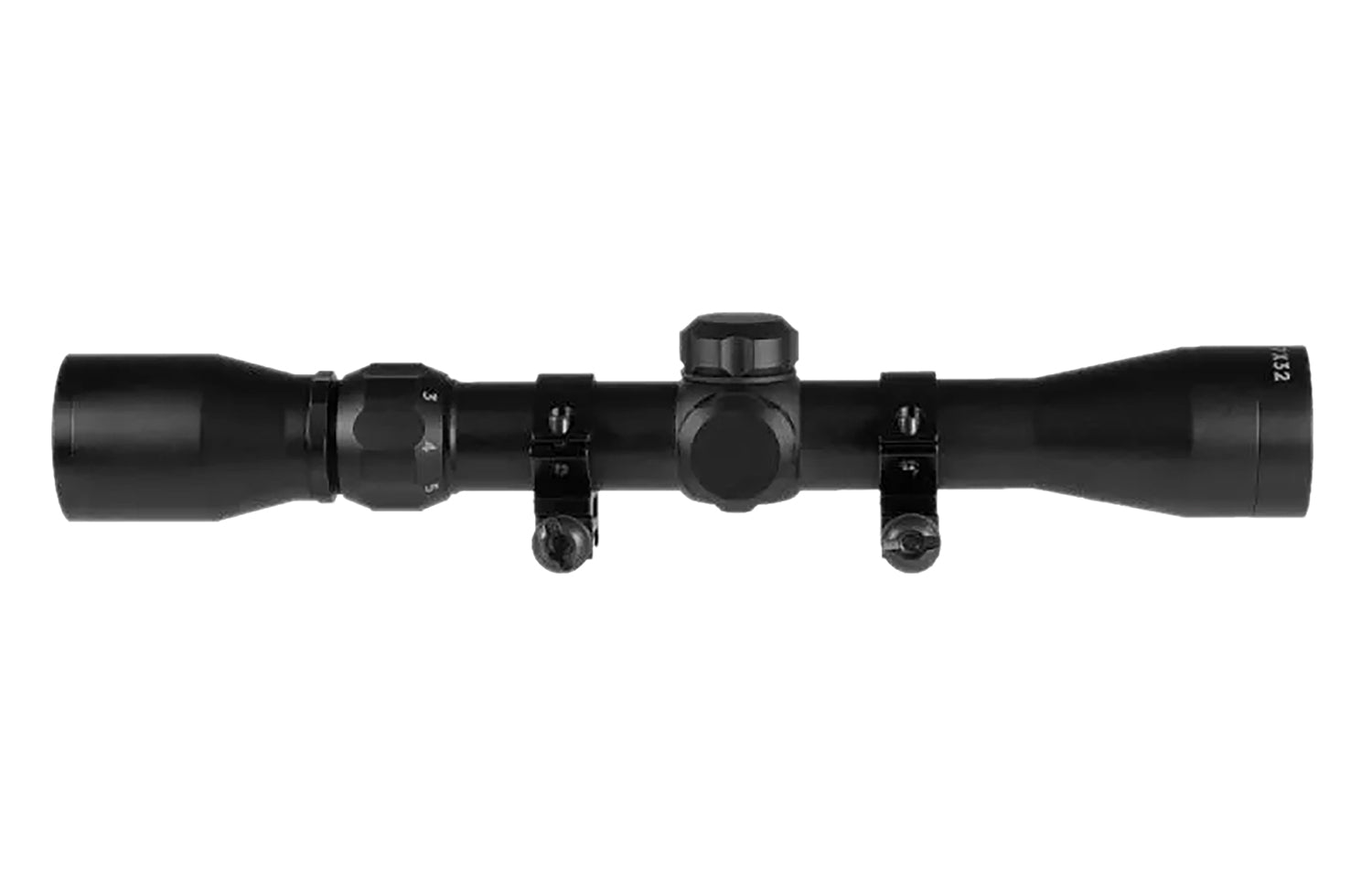 TruGlo TG-853940B Trushot 3-9x 40mm Black 1-Inch Tube Duplex Reticle Scope with Weaver Rings