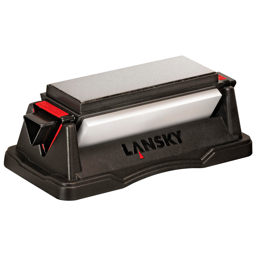 Lansky Tri-Stone Benchstone Versatile 3-Stone Knife Sharpening System