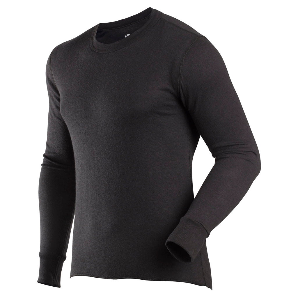 ColdPruf Basic Cotton Poly Crew Neck Black Medium