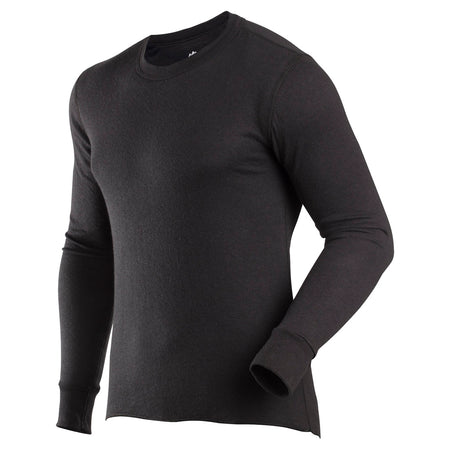 ColdPruf Basic Cotton Poly Crew Neck Black Medium