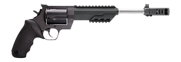 Taurus 2-350101RH Raging Hunter Large 350 Legend 6 Shot 10.50" Overall Matte Black Picatinny Rail Barrel w/Muzzle Brake, Cylinder & Stainless Steel Frame, Transfer Bar Safety, Exposed Hammer