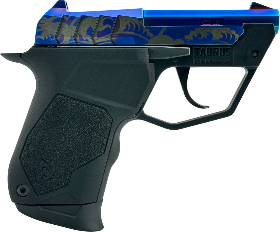 Taurus 1-22TUC13BL-GW 22TUC Micro Compact Frame 22 LR 9+1 2.50" Tip-Up Barrel