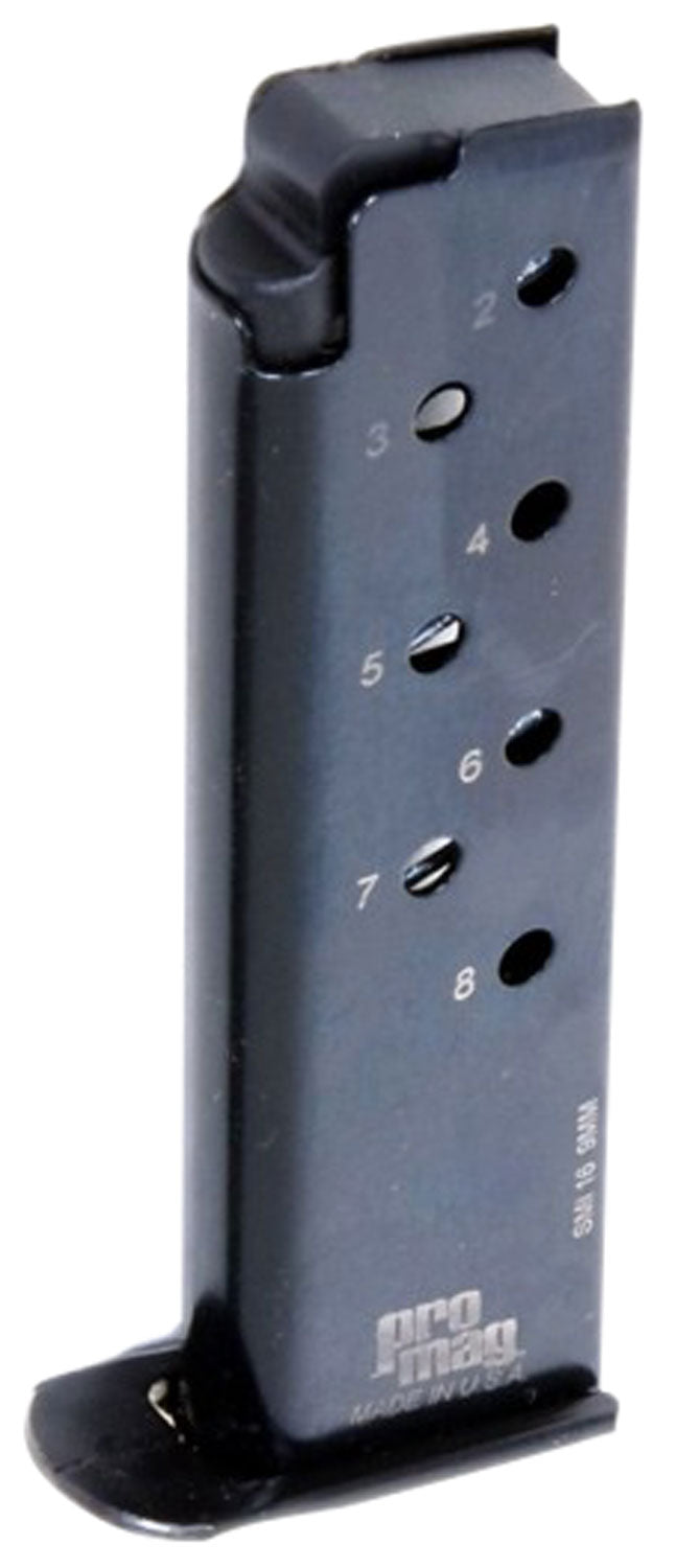 ProMag SMI16 Blued Steel 8rd Single Stack 9mm Magazine for S&W M39