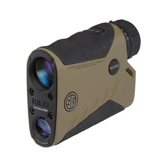 SIG Kilo2400ABS Monocular Laser Rangefinder 7x25 Applied Ballistics FDE