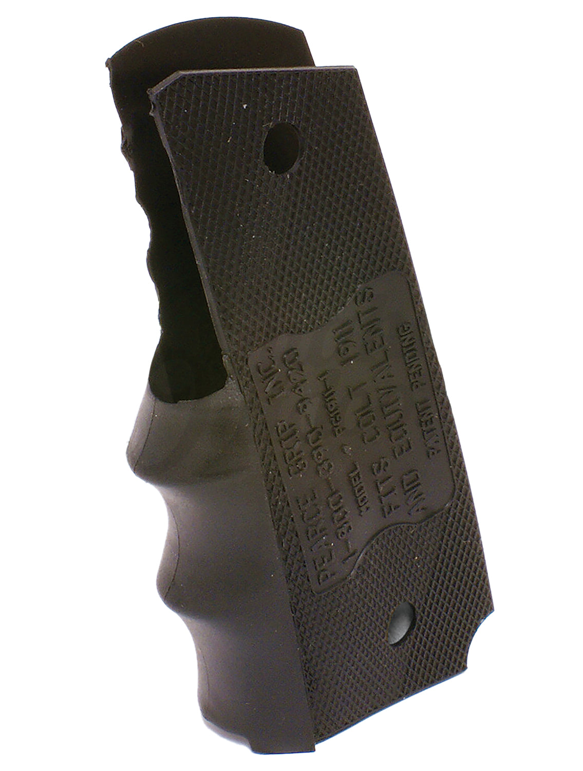 Pearce Grip PG19111 Finger Groove Insert Black Rubber for 1911 Government Pistol