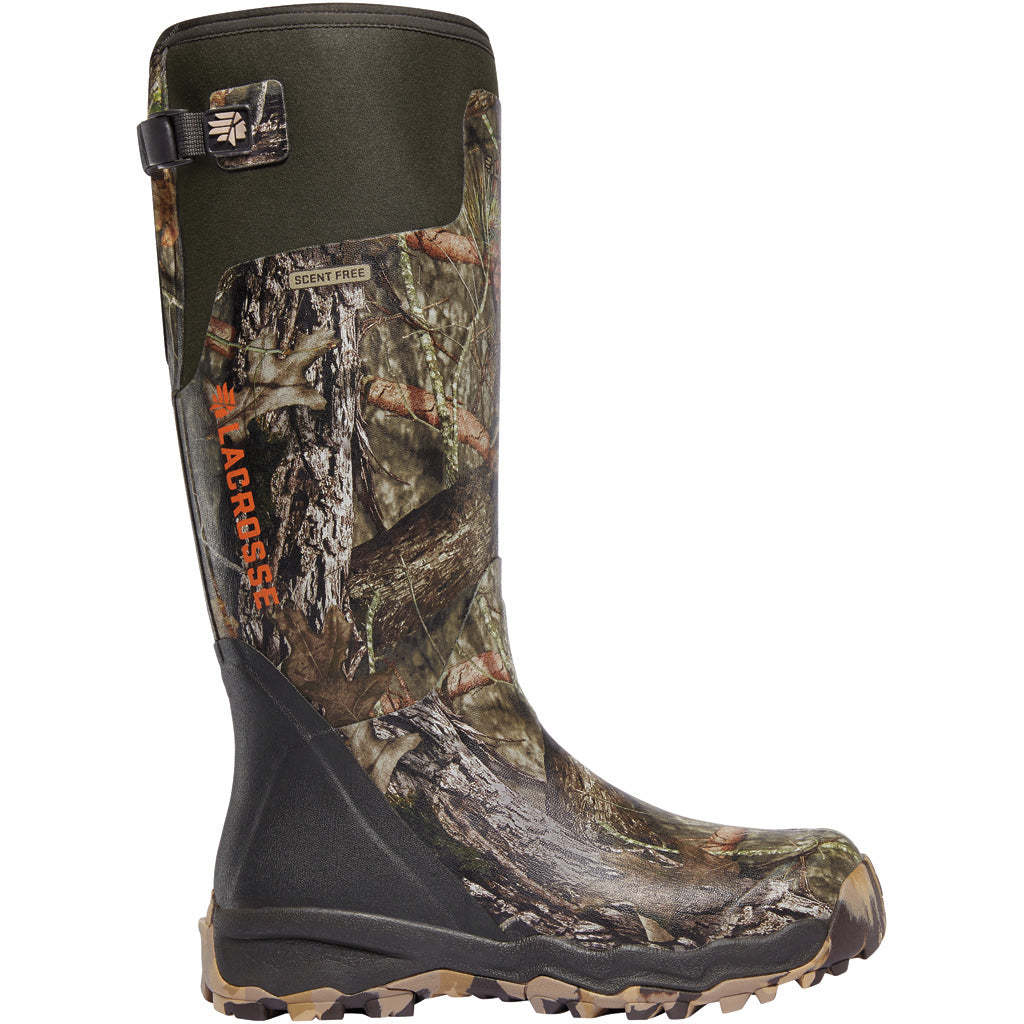 LaCrosse Alphaburly Pro Scent Free Rubber Boot Mossy Oak Country Size 12