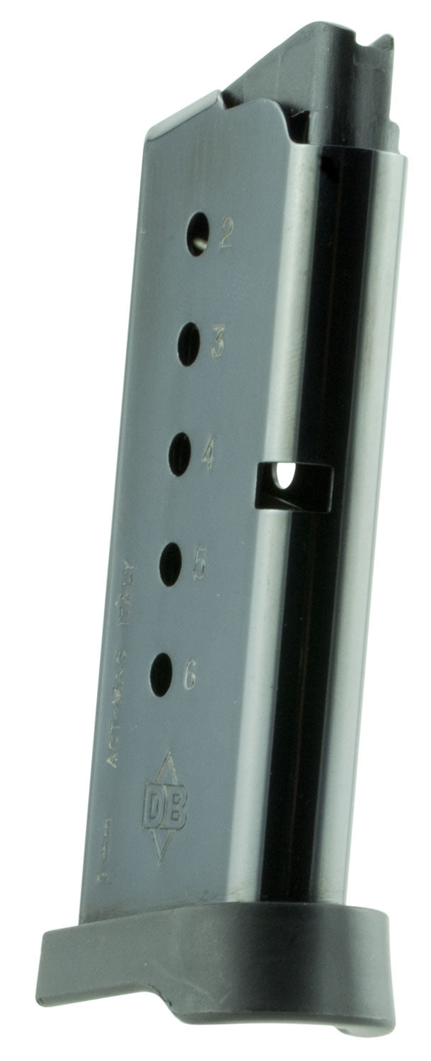 Diamondback 6rd 9mm DB9 Magazine Blued Steel Flat Base Plate