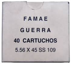 FAMAE 5.56x45mm 62 Grain SS109 FMJ