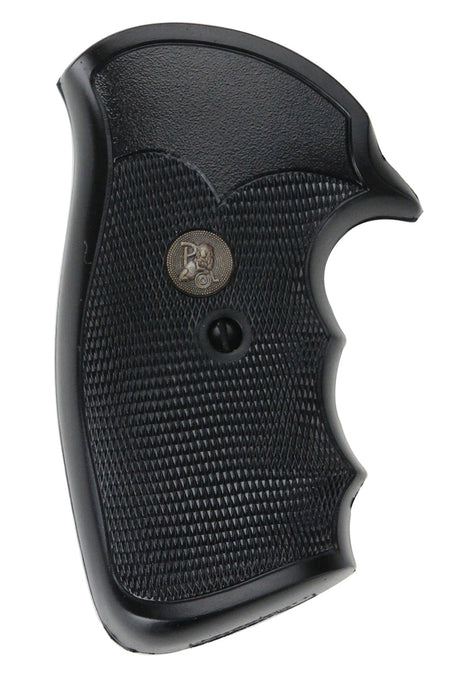 Pachmayr Gripper Series Finger Groove Checkered Rubber Grip S&W K/L Frame Square Butt