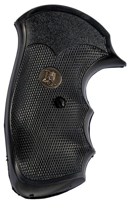 Pachmayr Gripper Series Finger Groove Rubber Grip for S&W J Frame Round Butt Revolver