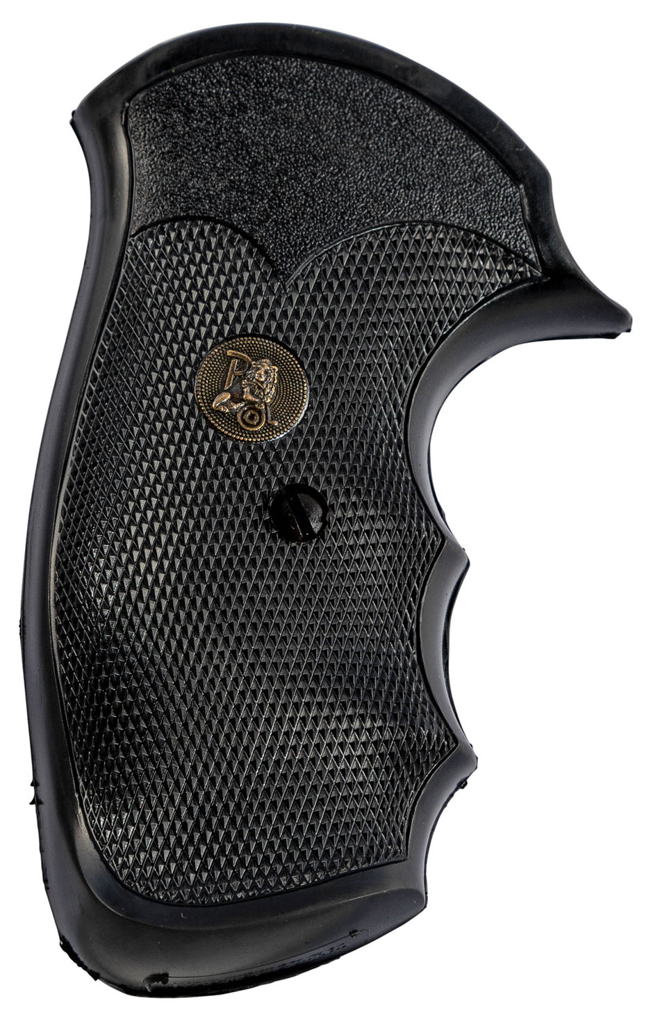 Pachmayr Gripper Series Finger Groove Rubber Grip for S&W J Frame Round Butt Revolver