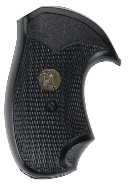 Pachmayr Compact Series Finger Groove Rubber Grip for S&W J Frame Round Butt Revolver