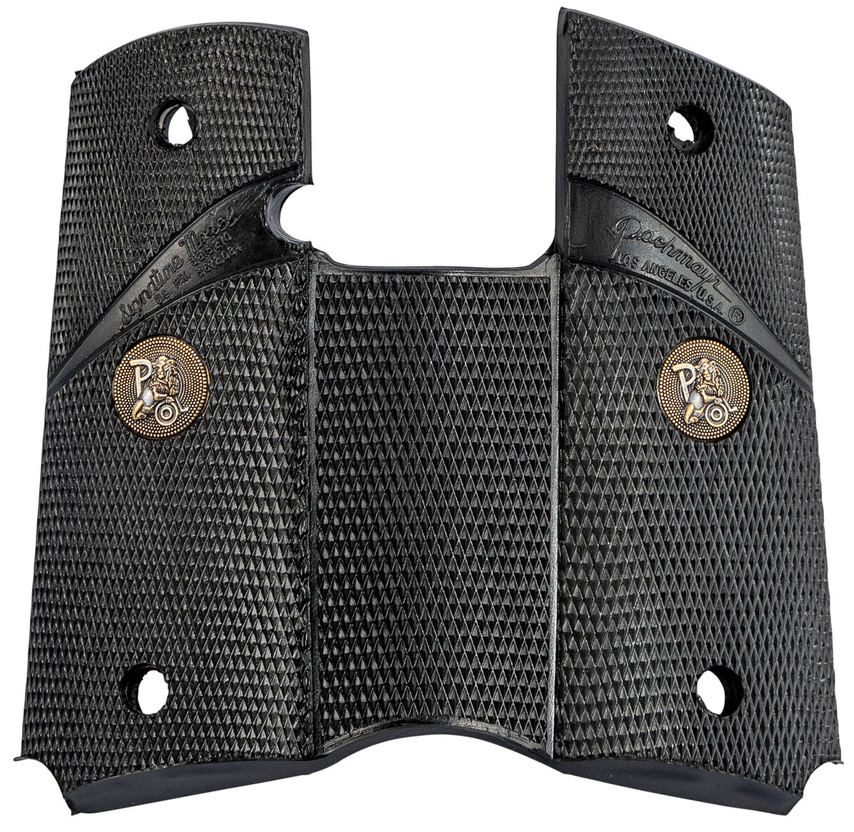 Pachmayr Signature Series Wraparound Black Rubber Grip Panel for Colt Officer