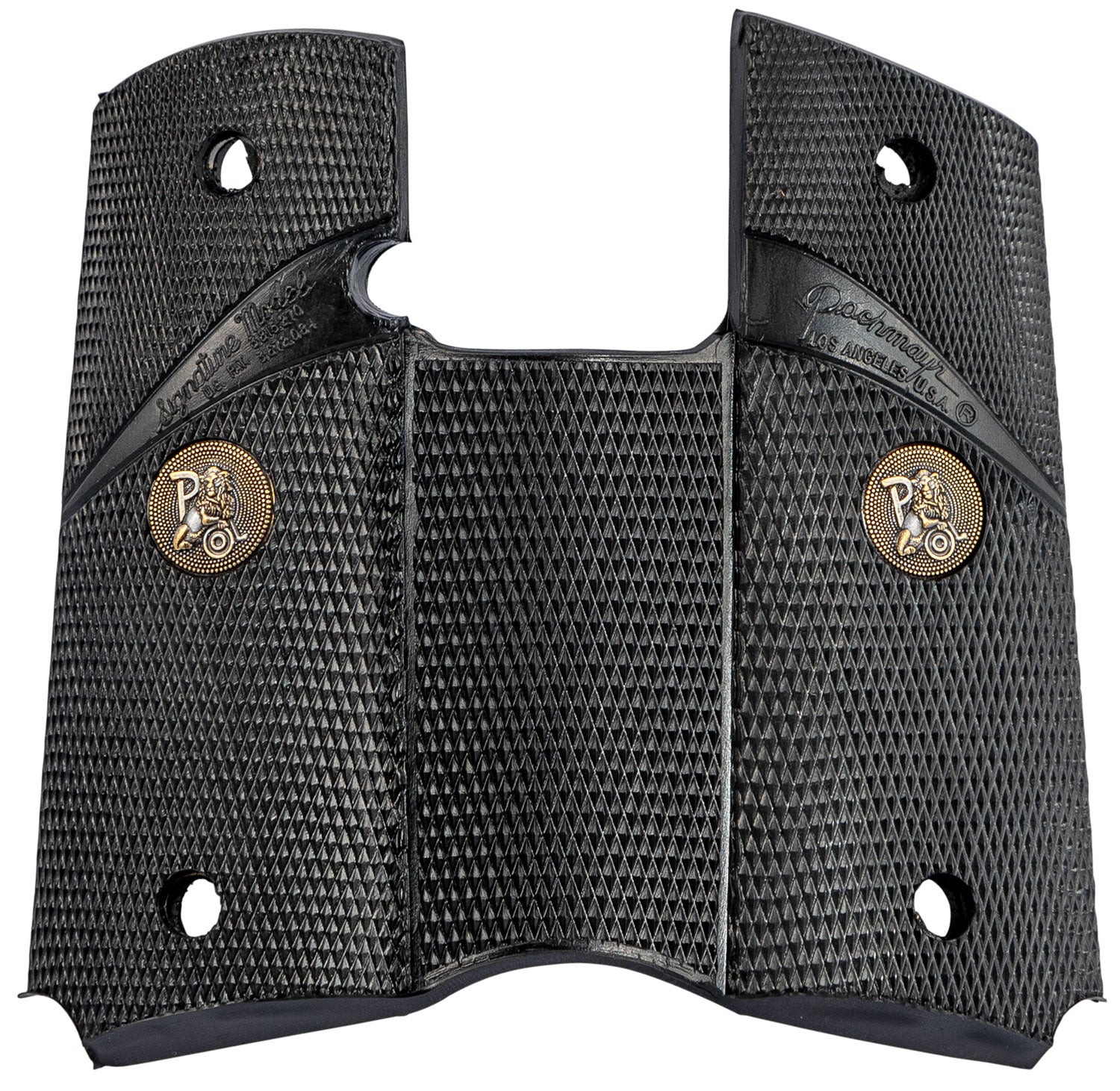 Pachmayr Signature Series Wraparound Black Rubber Grip Panel for Colt Officer