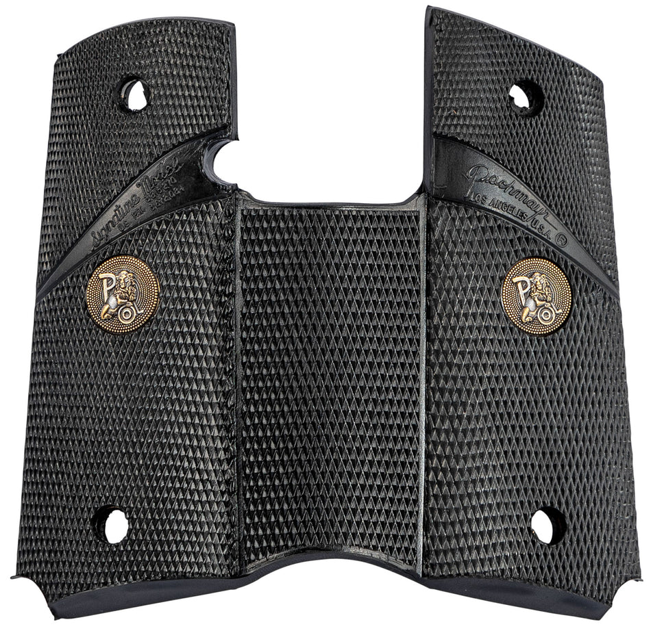 Pachmayr Signature Series Wraparound Black Rubber Grip Panel for Colt Officer